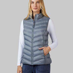 32 Degrees WOMEN'S LIGHTWEIGHT PACKABLE VEST Gray Large